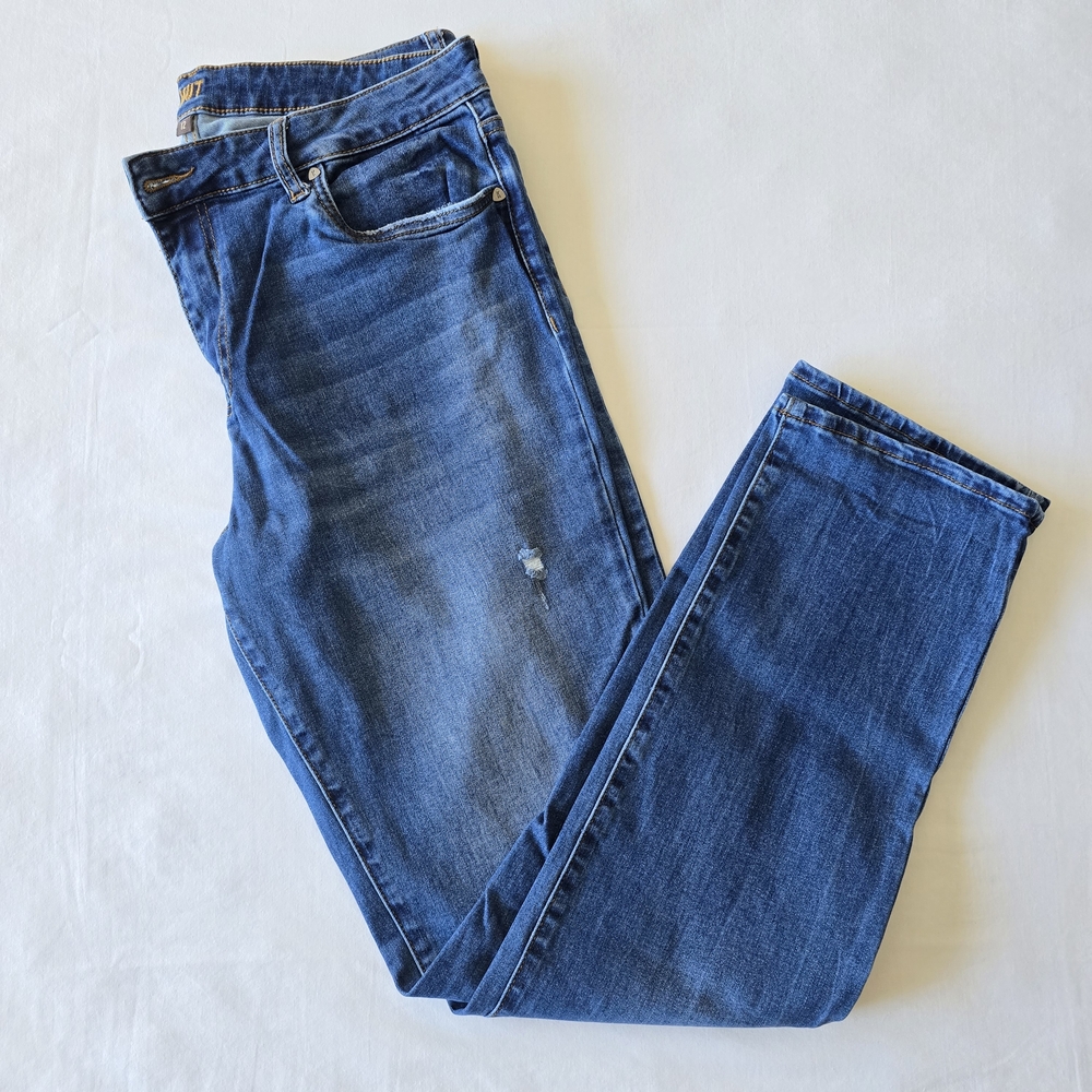 Kut from the Kloth Women's Lightly Distressed Ankle Jeans